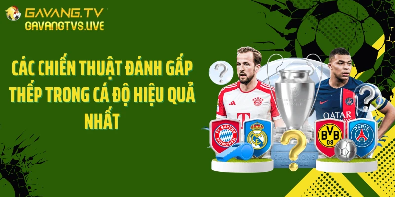 Các chiến thuật đánh gấp thếp trong cá độ hiệu quả nhất